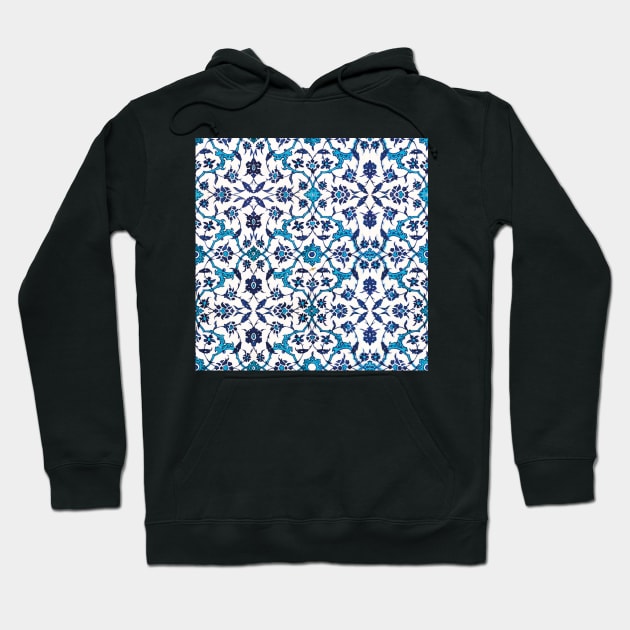 Persian Ceramic Design 4 Hoodie by SilkMinds